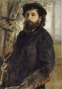 Claude Monet Painting Pierre Renoir